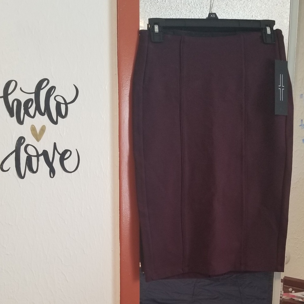 Liverpool Clara Ponte Knit Pencil Skirt